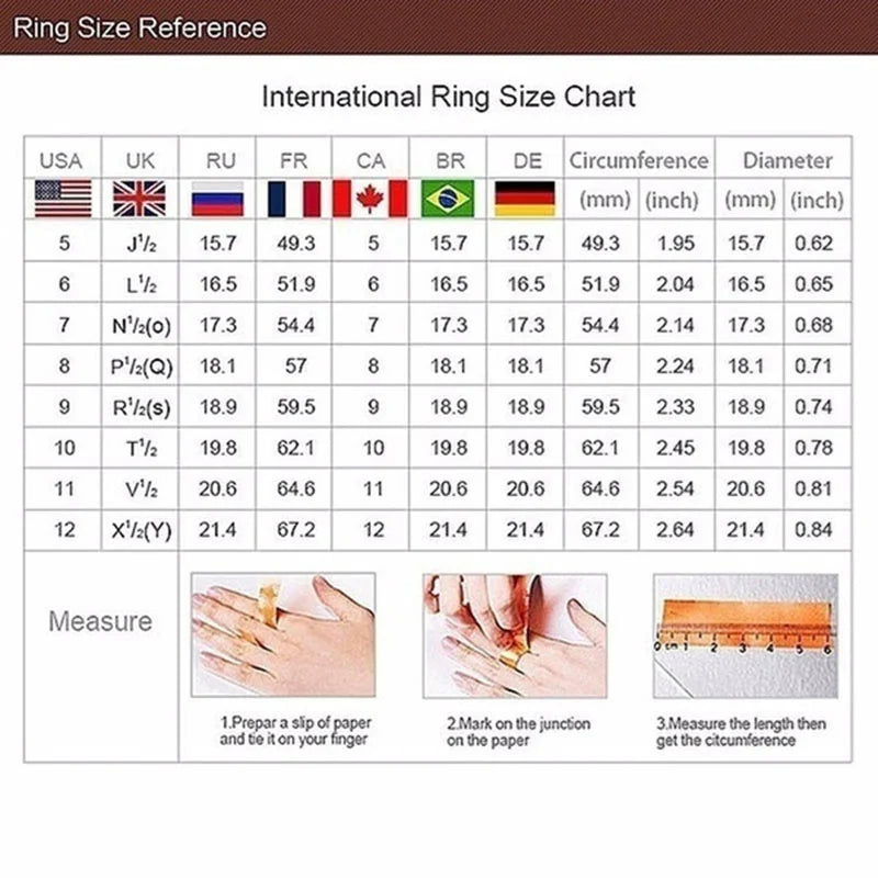 Classic White Zircon Engagement Ring - Silver Tone Bridal Band