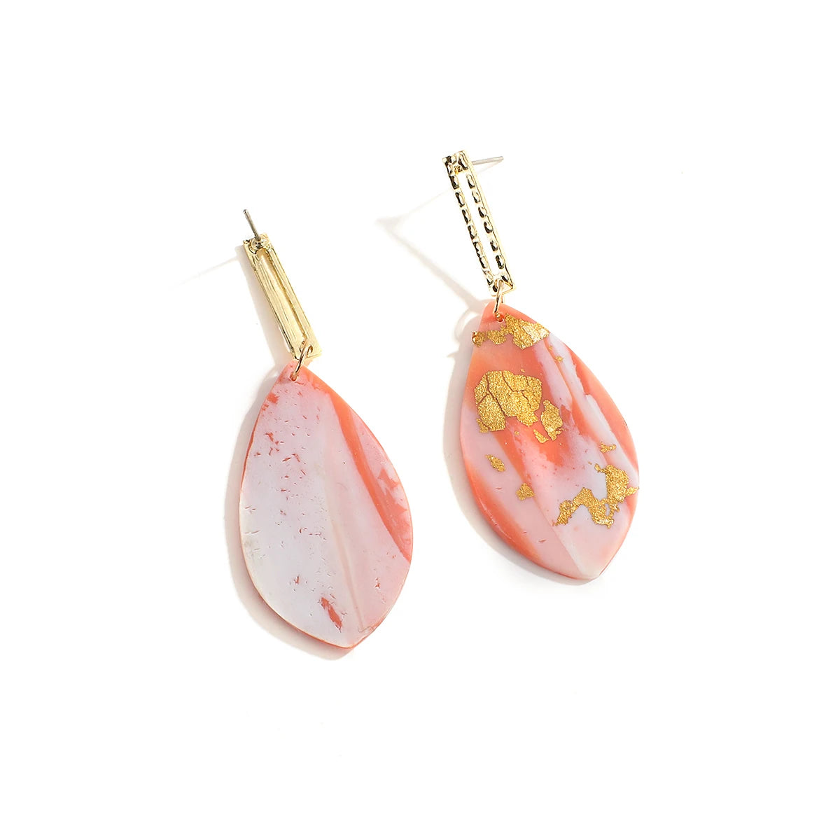 Abstract Polymer Clay Drop Earrings