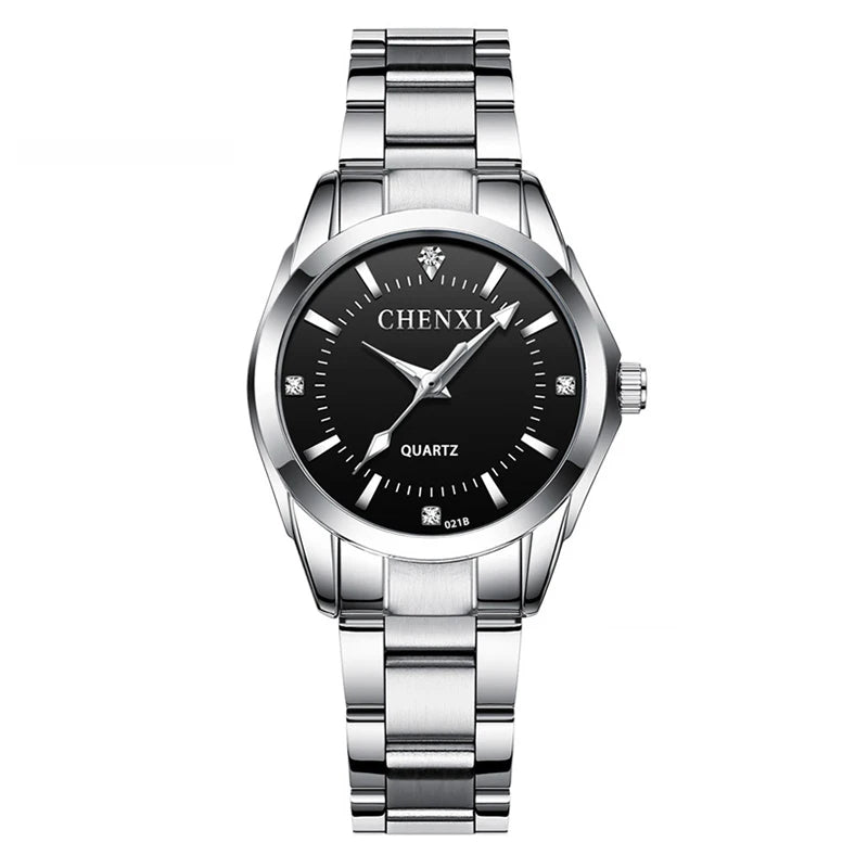 CHENXI CX021B Rhinestone Women's Watch - Waterproof Dress Style