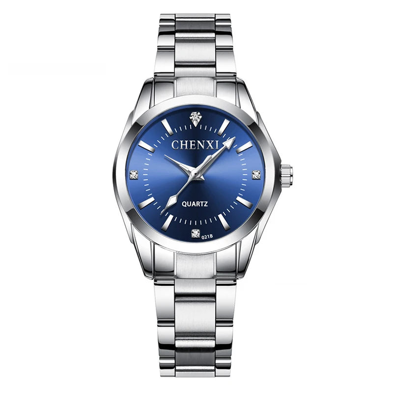 CHENXI CX021B Rhinestone Women's Watch - Waterproof Dress Style