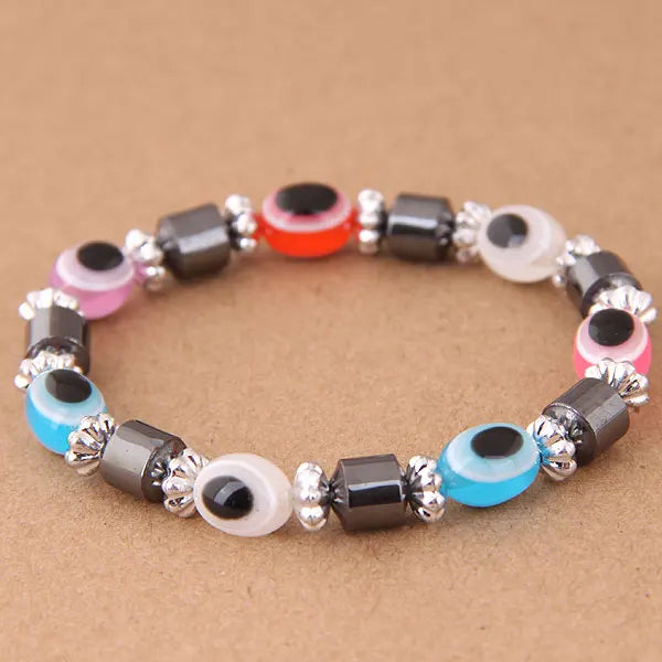Crystal Boho Tassel Charm Bracelet