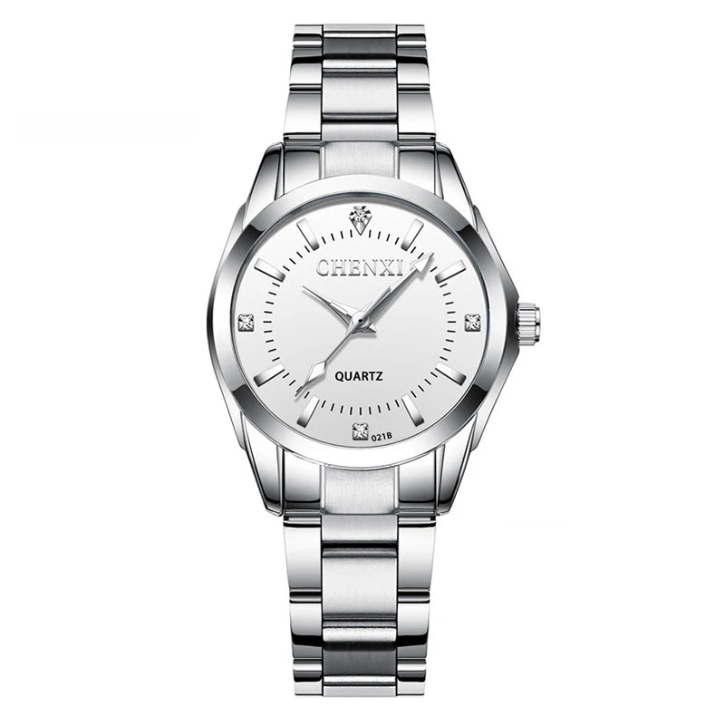 CHENXI CX021B Rhinestone Women's Watch - Waterproof Dress Style