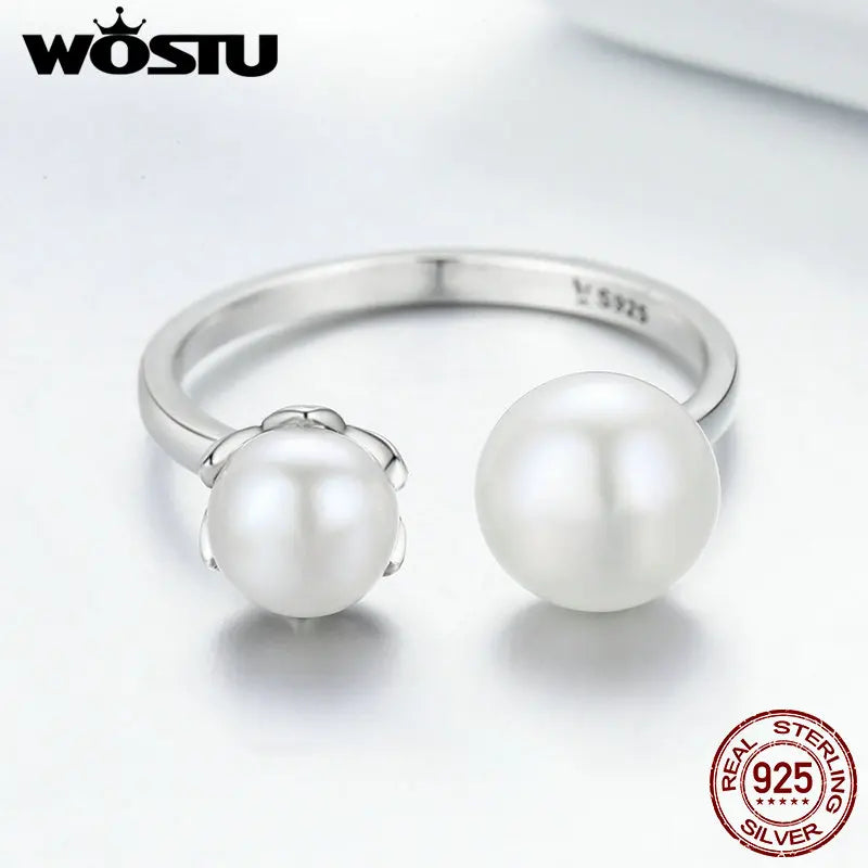 925 Sterling Silver Freshwater Pearl Ring