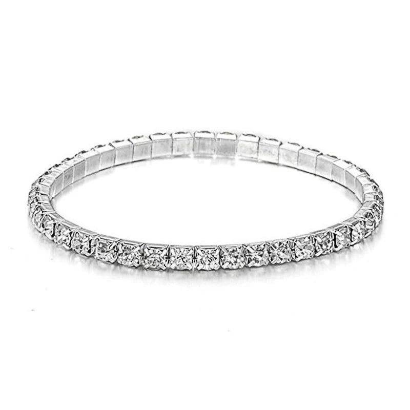 Crystal Geometric Charm Bracelet