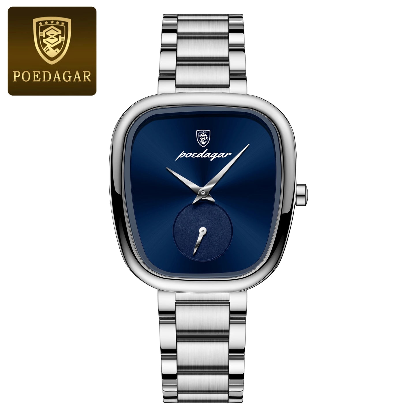 POEDAGAR Waterproof Women's Quartz Watch - Stainless Steel Elegance
