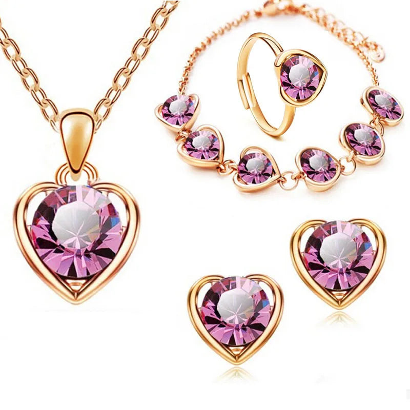 Zinc Alloy African Jewelry Set
