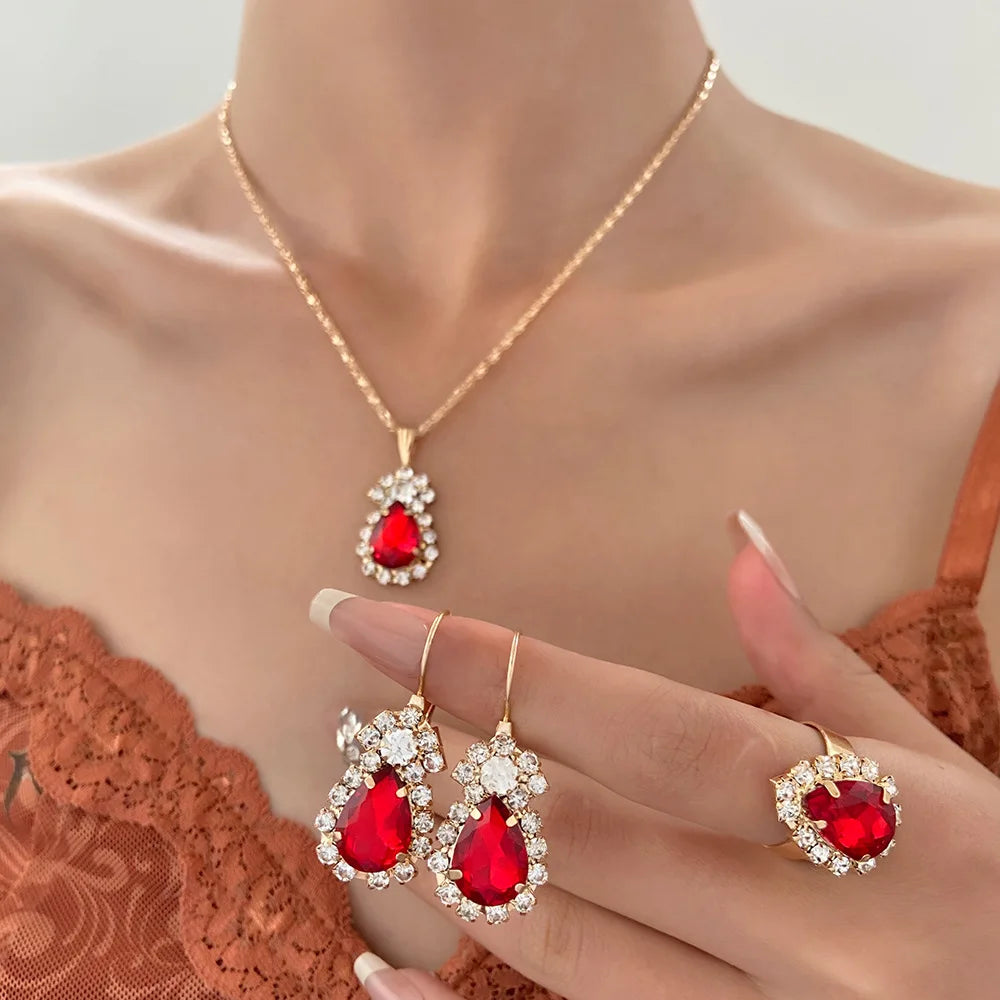 Zinc Alloy African Jewelry Set
