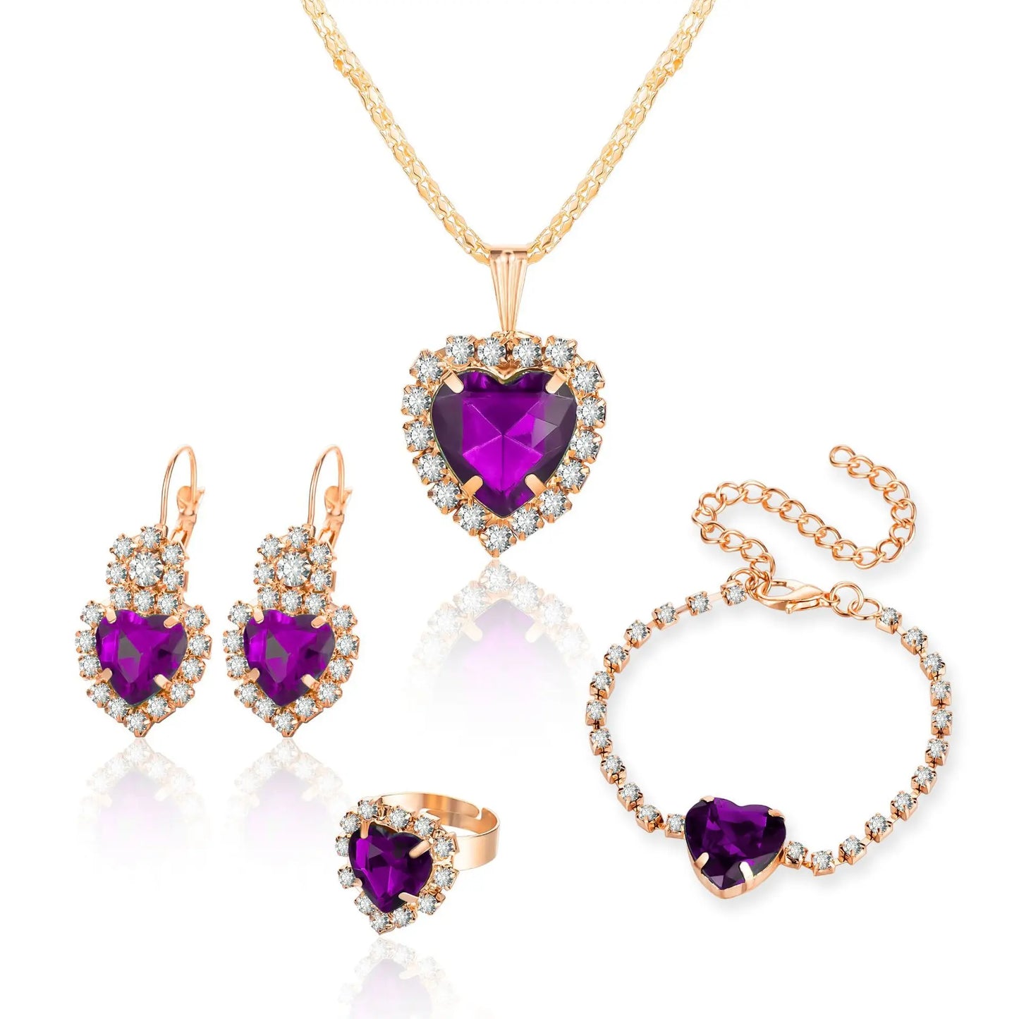 Zinc Alloy African Jewelry Set