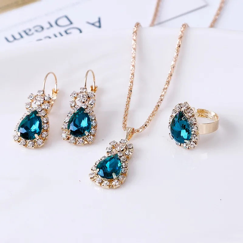 Zinc Alloy African Jewelry Set