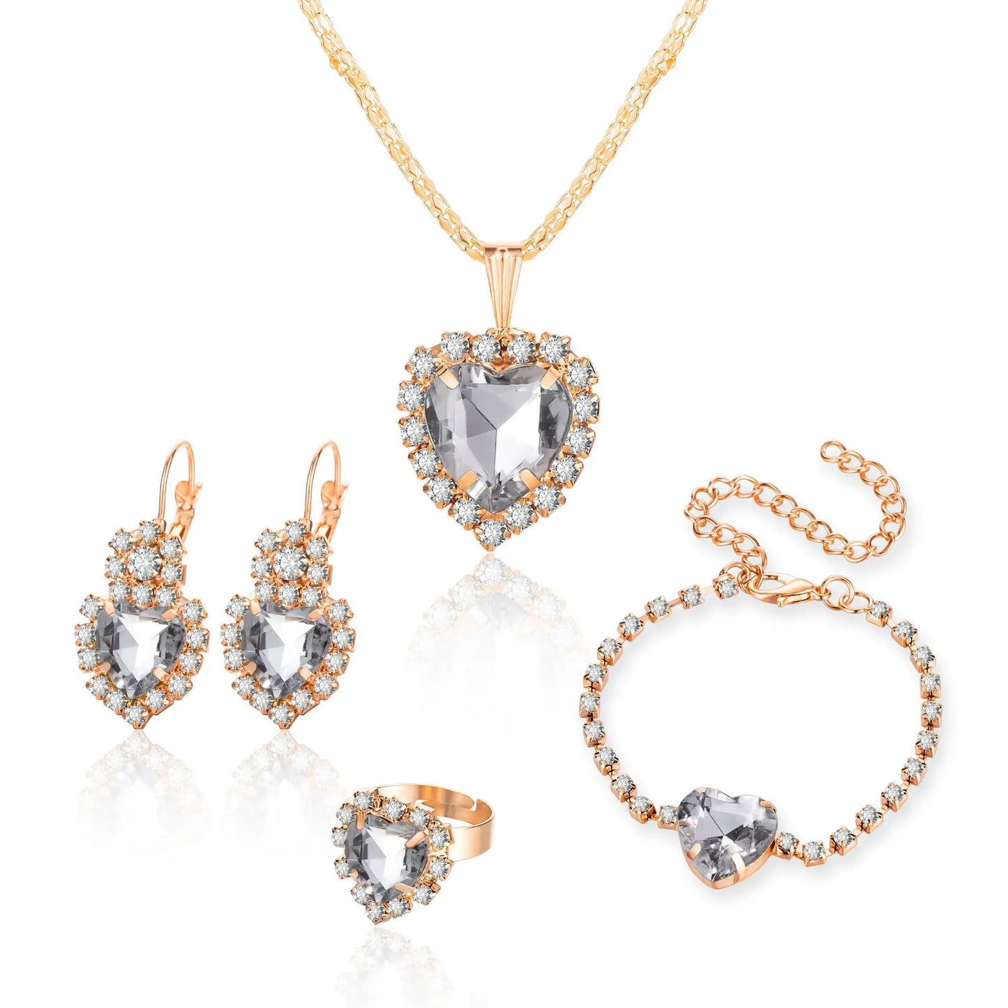 Zinc Alloy African Jewelry Set