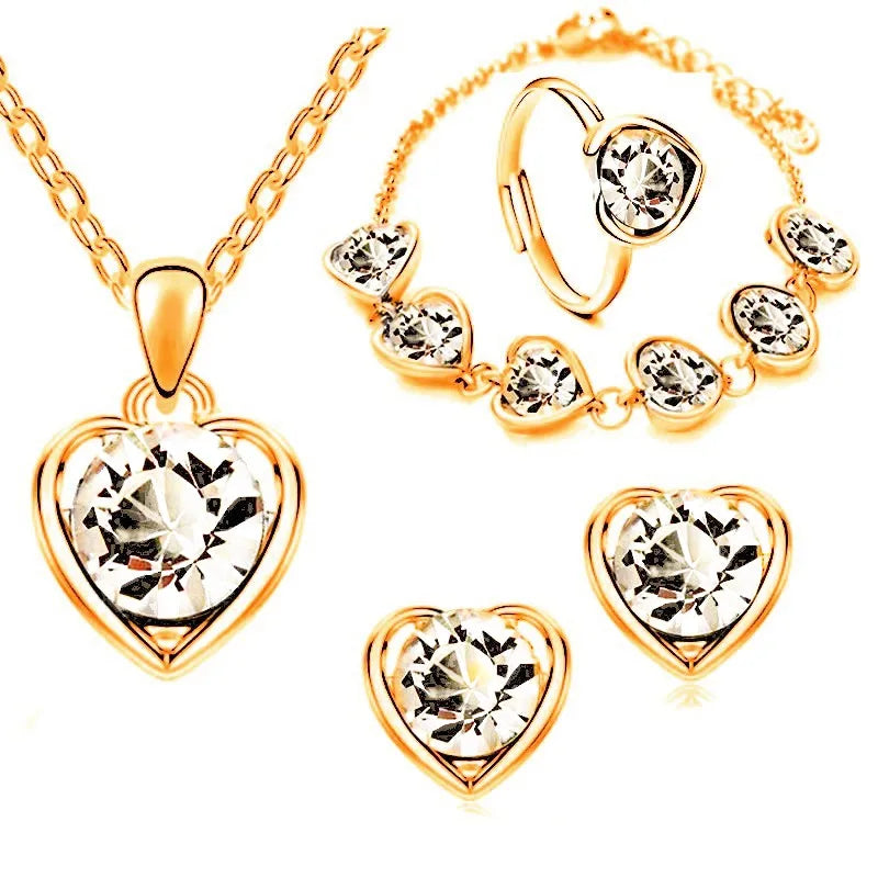 Zinc Alloy African Jewelry Set