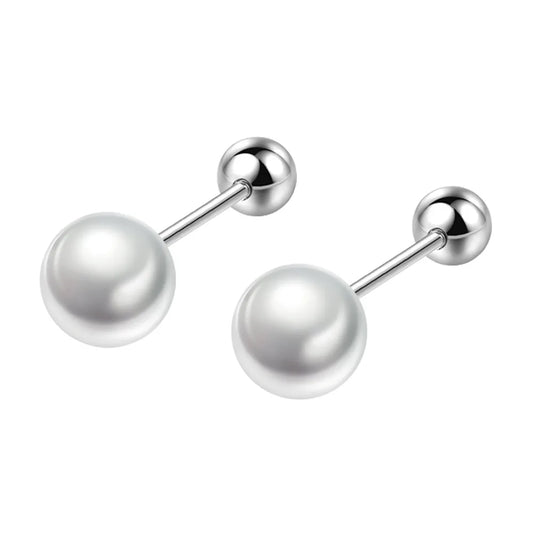 925 Sterling Silver Freshwater Pearl Stud Earrings