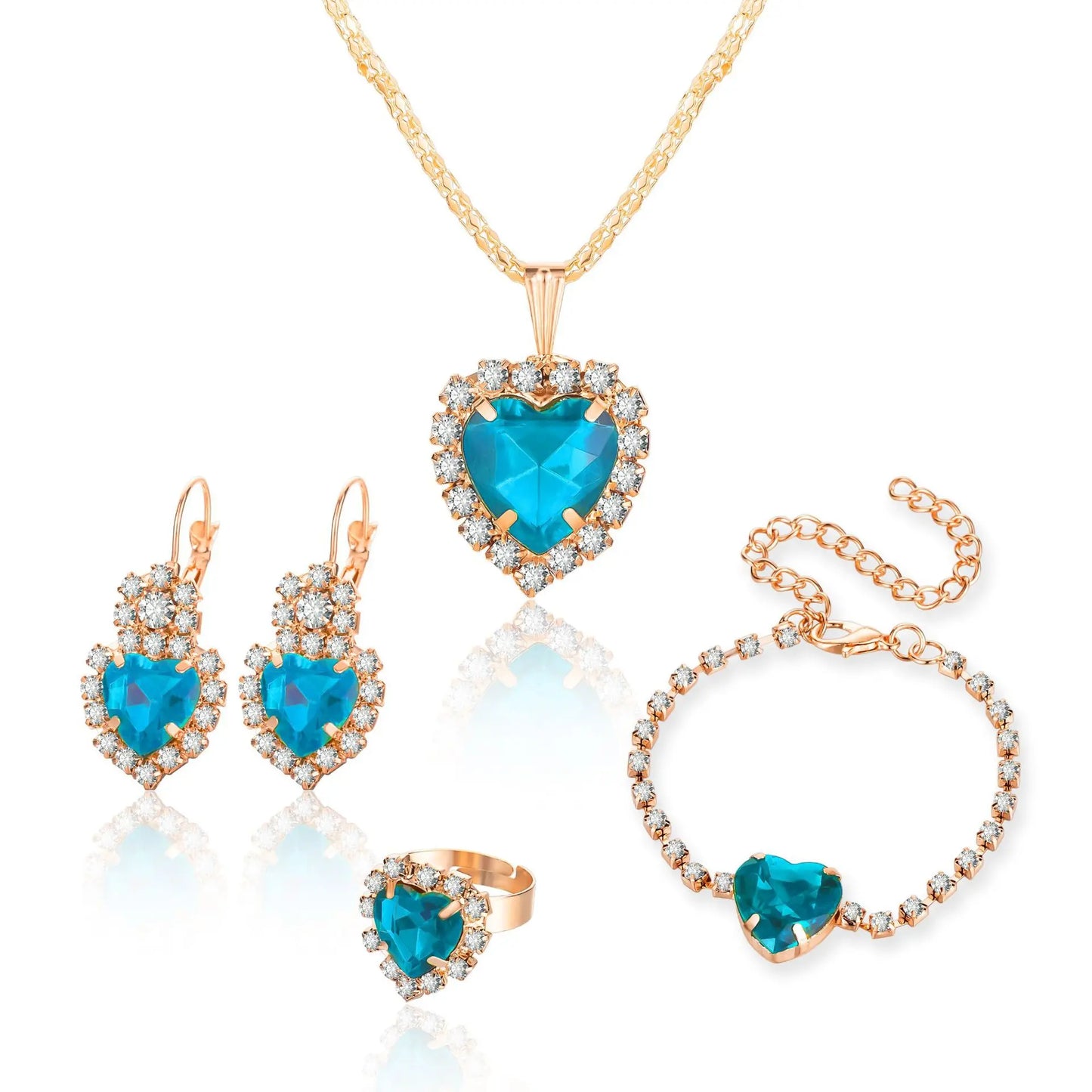 Zinc Alloy African Jewelry Set