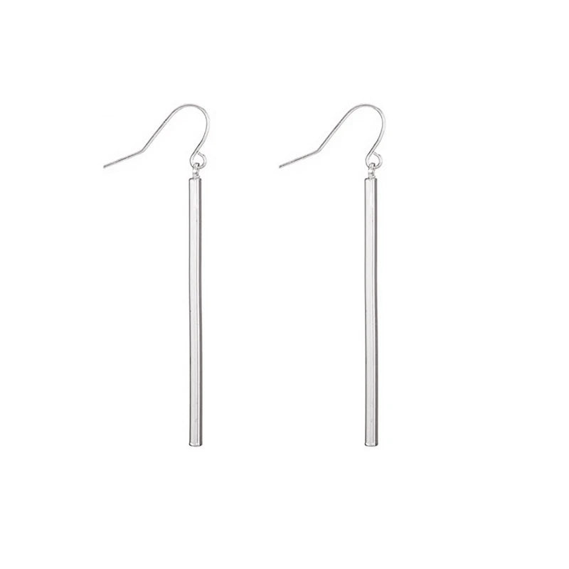 Gold-tone Star Circle Drop Earrings