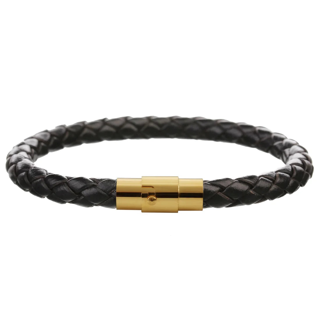 Stainless Steel Genuine Leather Bracelet