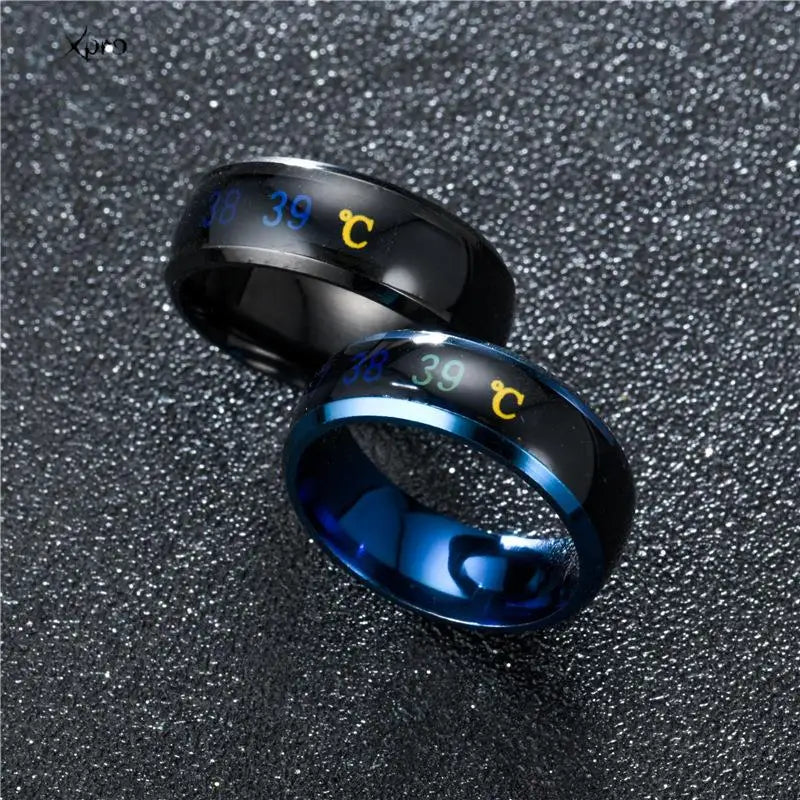 Stainless Steel Mood Color Changing Ring