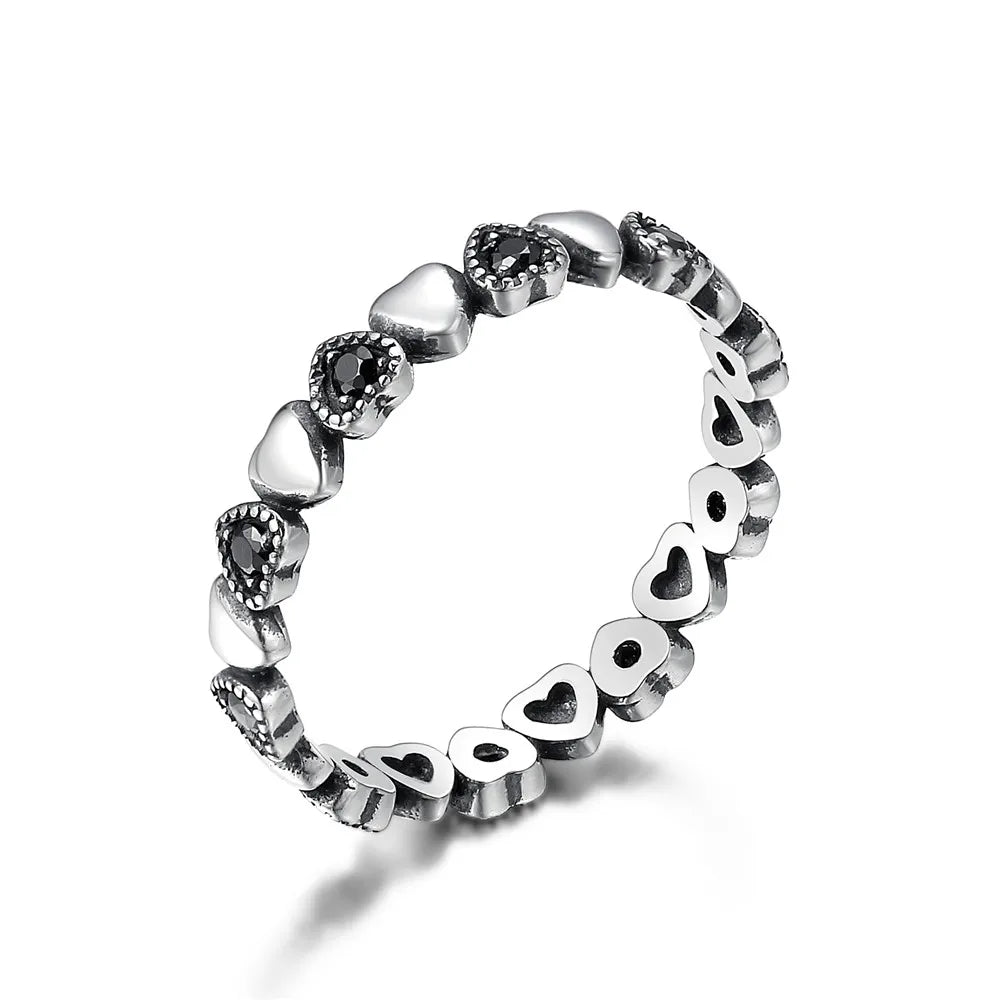 925 Sterling Silver Star Stackable Ring