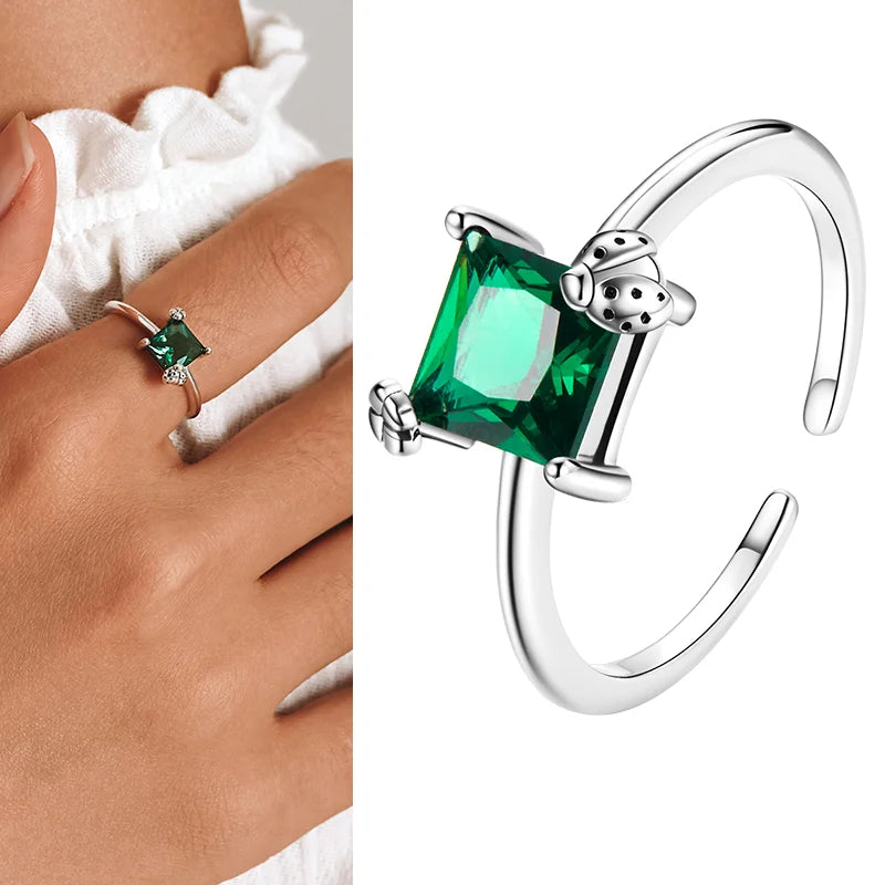 925 Sterling Silver Adjustable Open Ring