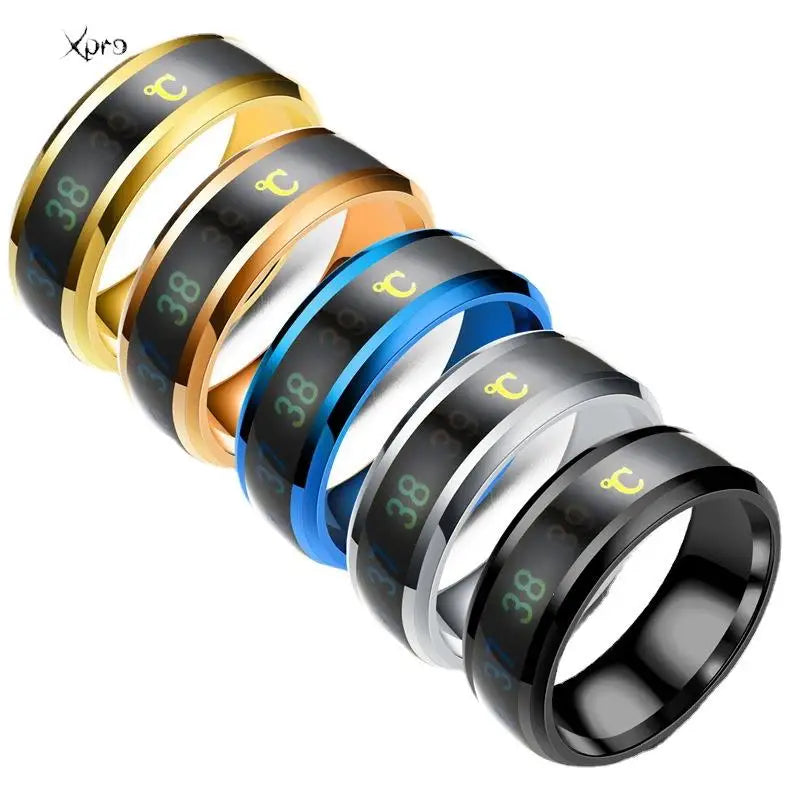 Stainless Steel Mood Color Changing Ring
