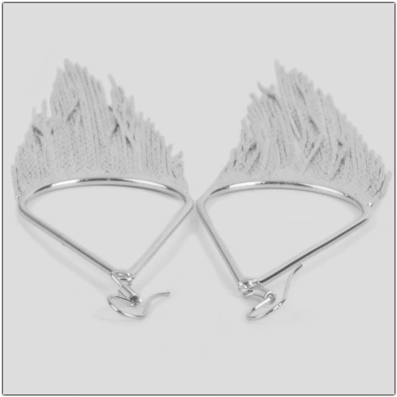 Baroque Water Drop Tassel Dangle Earrings