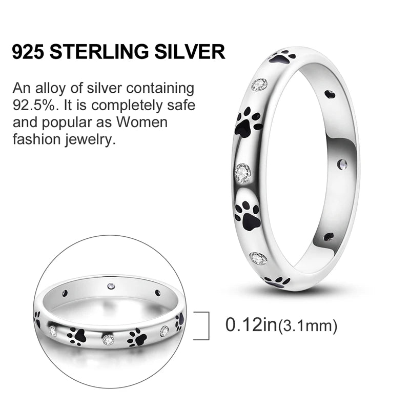 Blue Zircon Star & Moon Ring - 925 Sterling Silver Design