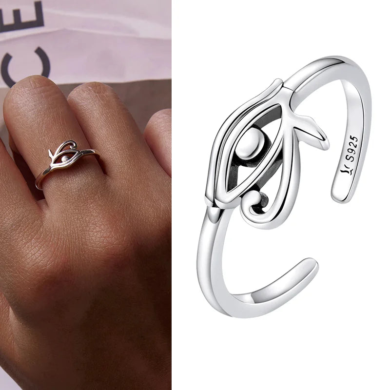 925 Sterling Silver Adjustable Open Ring