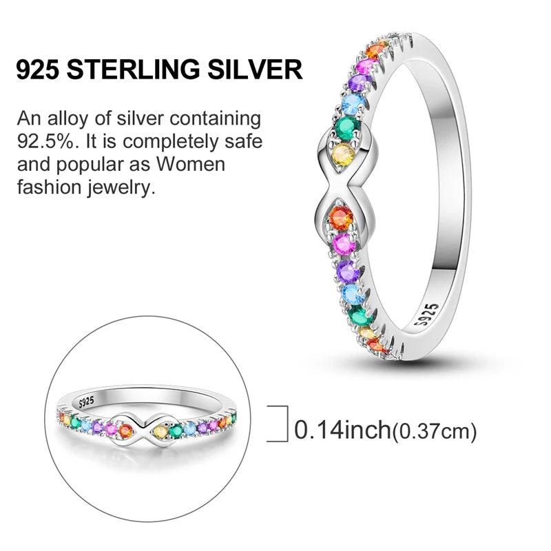 Blue Zircon Star & Moon Ring - 925 Sterling Silver Design