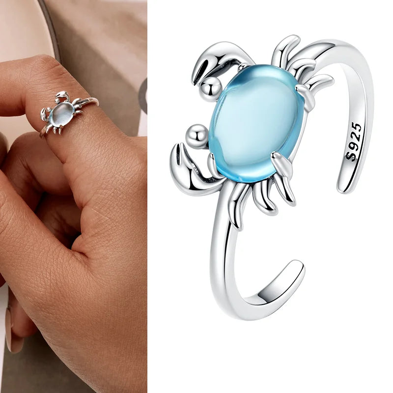 925 Sterling Silver Adjustable Open Ring