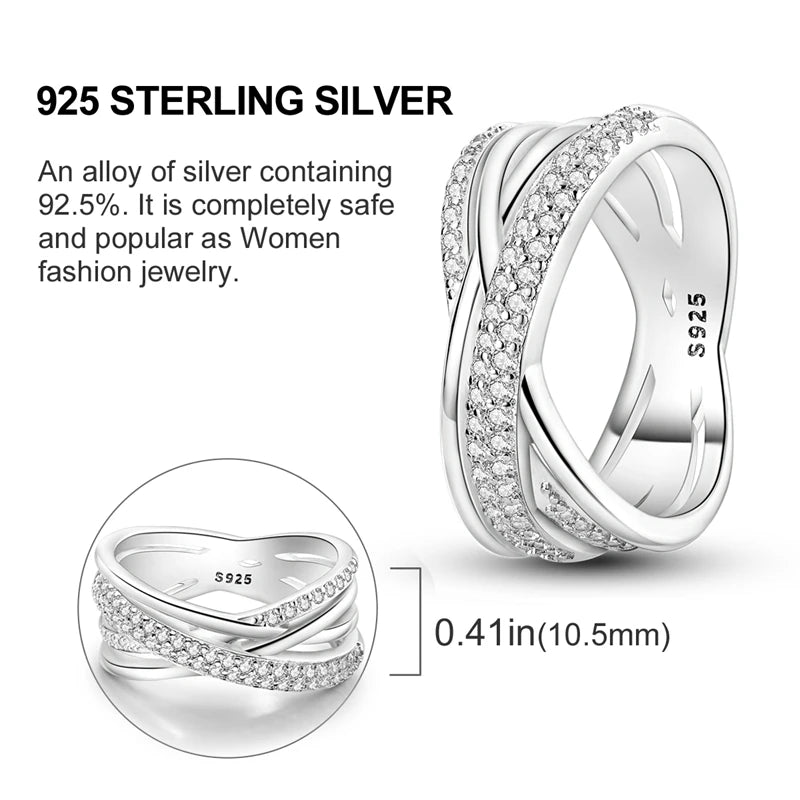 Blue Zircon Star & Moon Ring - 925 Sterling Silver Design