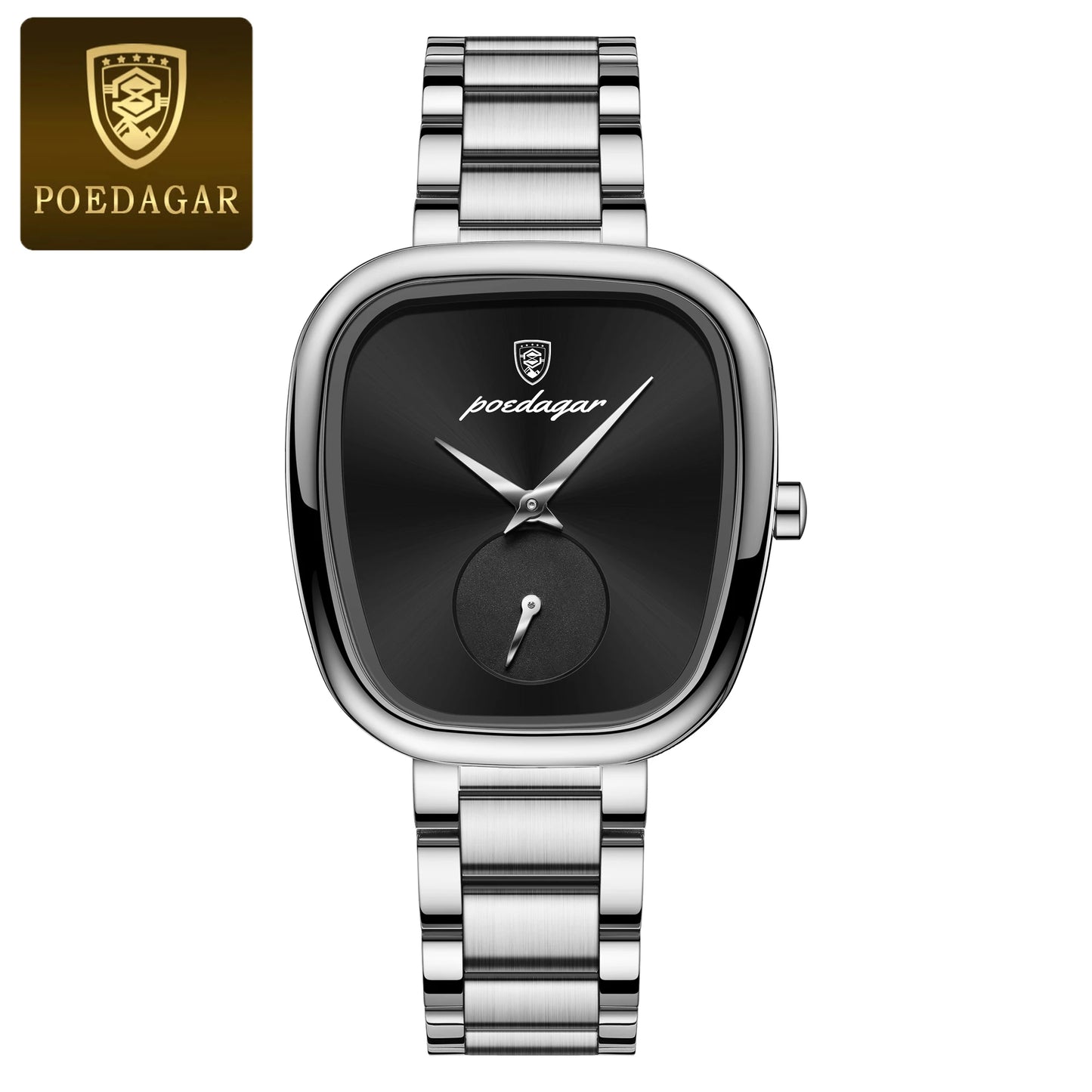 POEDAGAR Waterproof Women's Quartz Watch - Stainless Steel Elegance