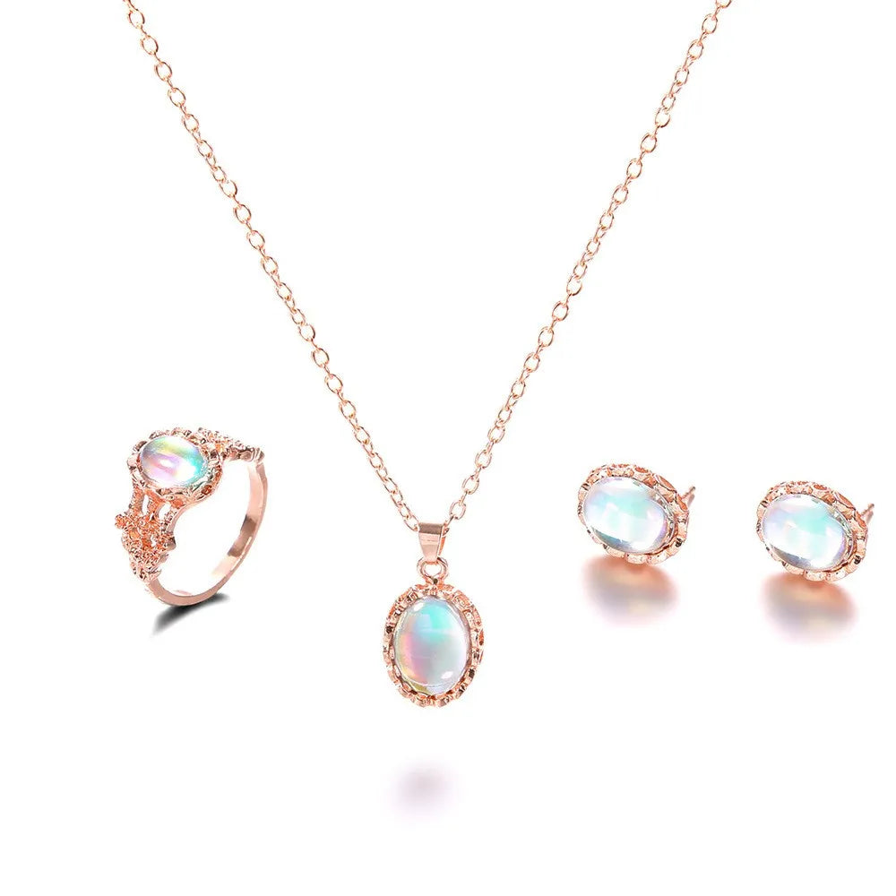 Zinc Alloy African Jewelry Set