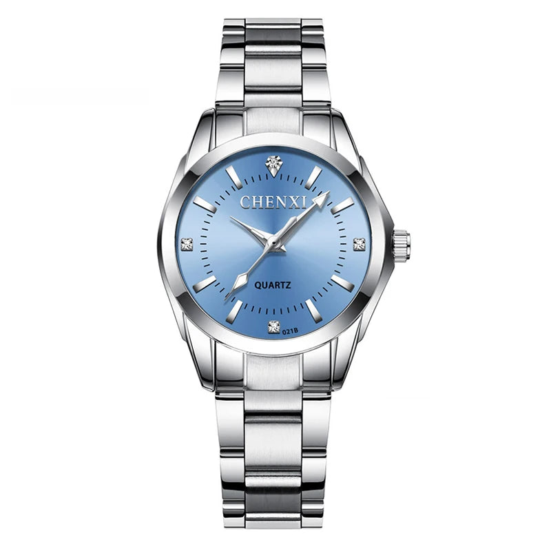 CHENXI CX021B Rhinestone Women's Watch - Waterproof Dress Style