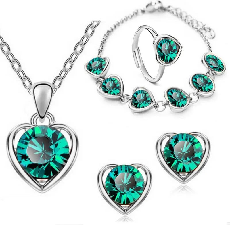 Zinc Alloy African Jewelry Set