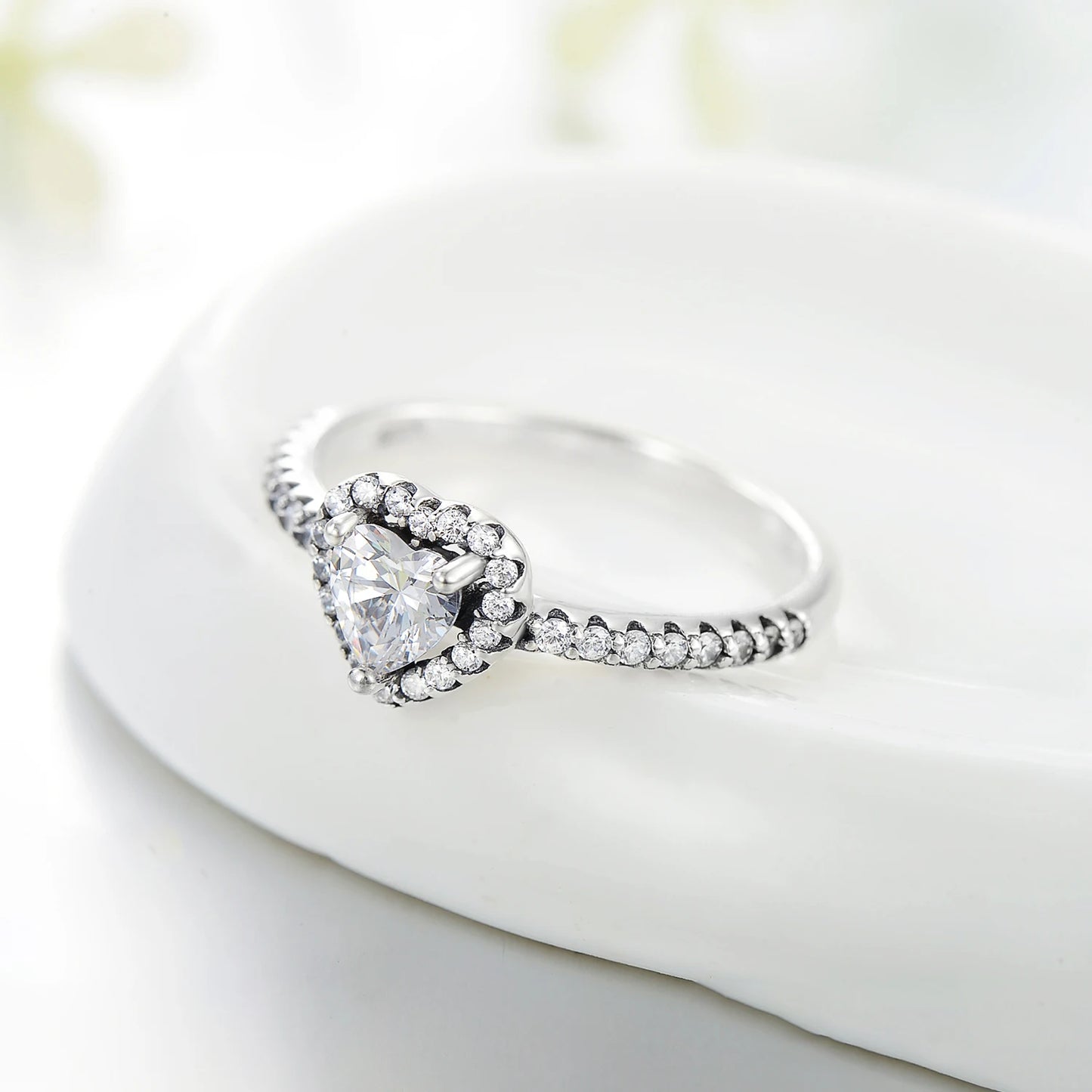 Modian 925 Sterling Silver Heart Fashion Sets For Women Charm Earrings Luxury Wedding Necklaces Engagement Statement Jewelry