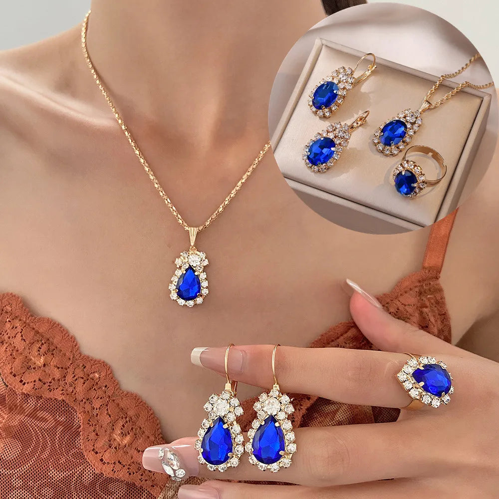 Zinc Alloy African Jewelry Set