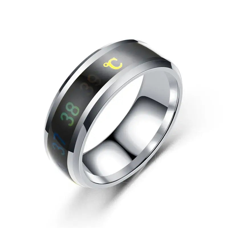 Stainless Steel Mood Color Changing Ring
