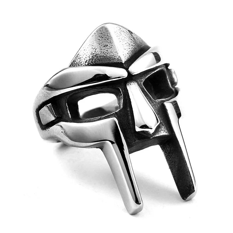 Vintage Pharaoh Mask Statement Ring for Men