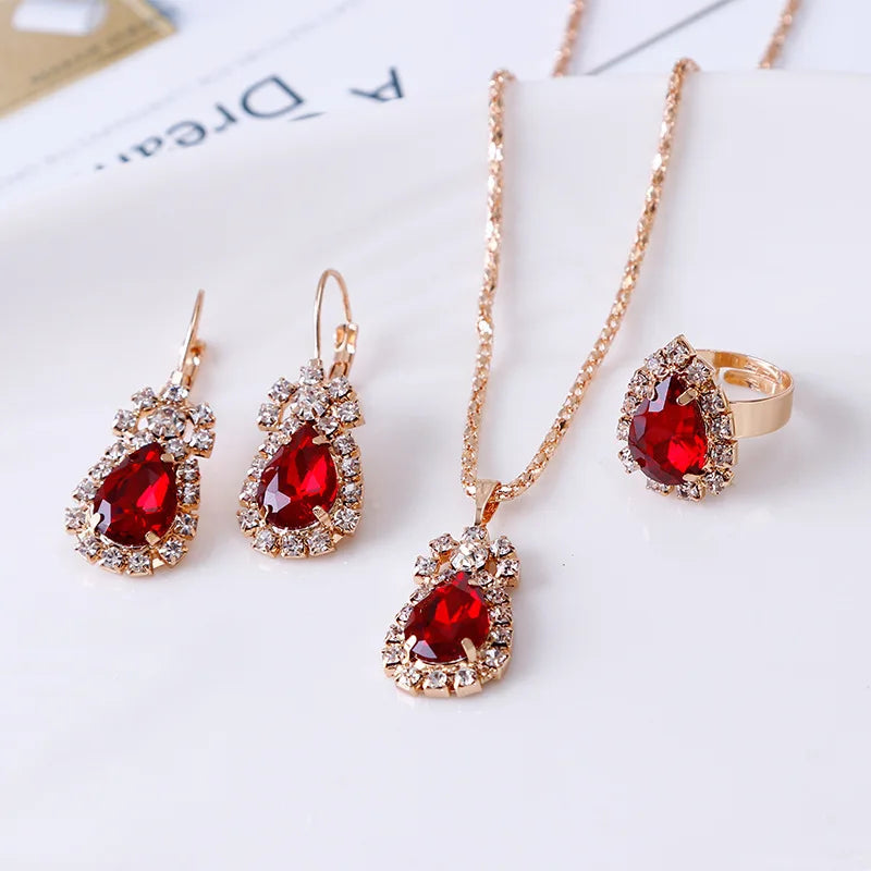 Zinc Alloy African Jewelry Set