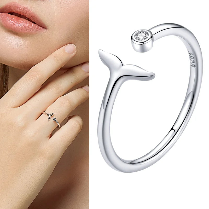 925 Sterling Silver Adjustable Open Ring