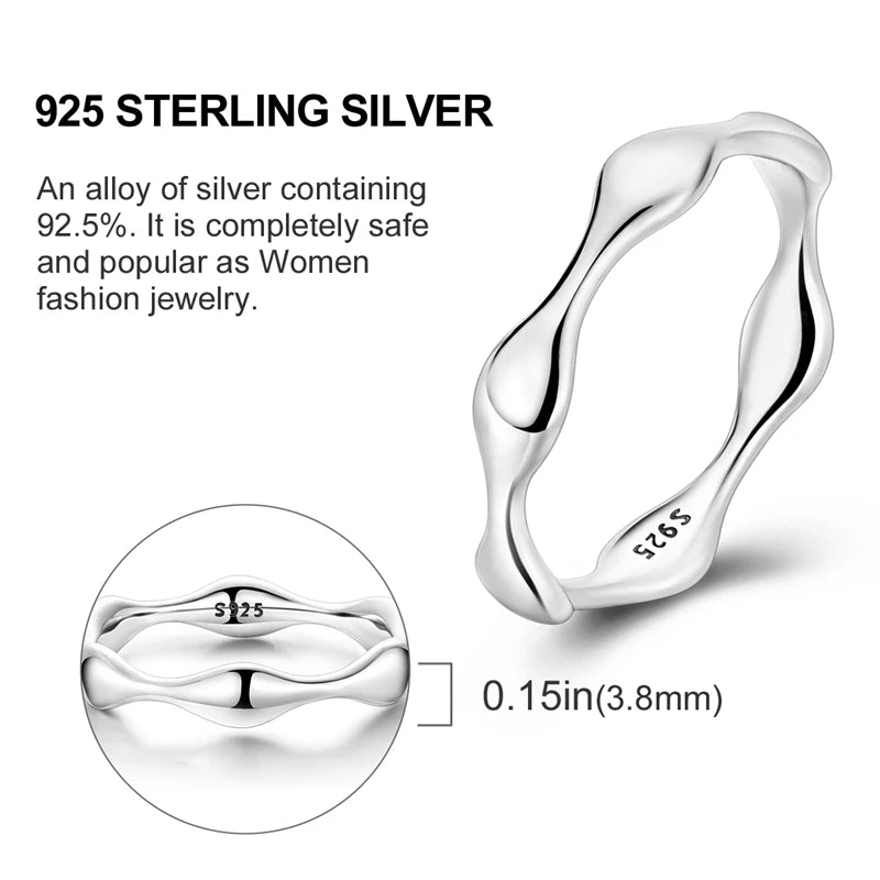 Blue Zircon Star & Moon Ring - 925 Sterling Silver Design