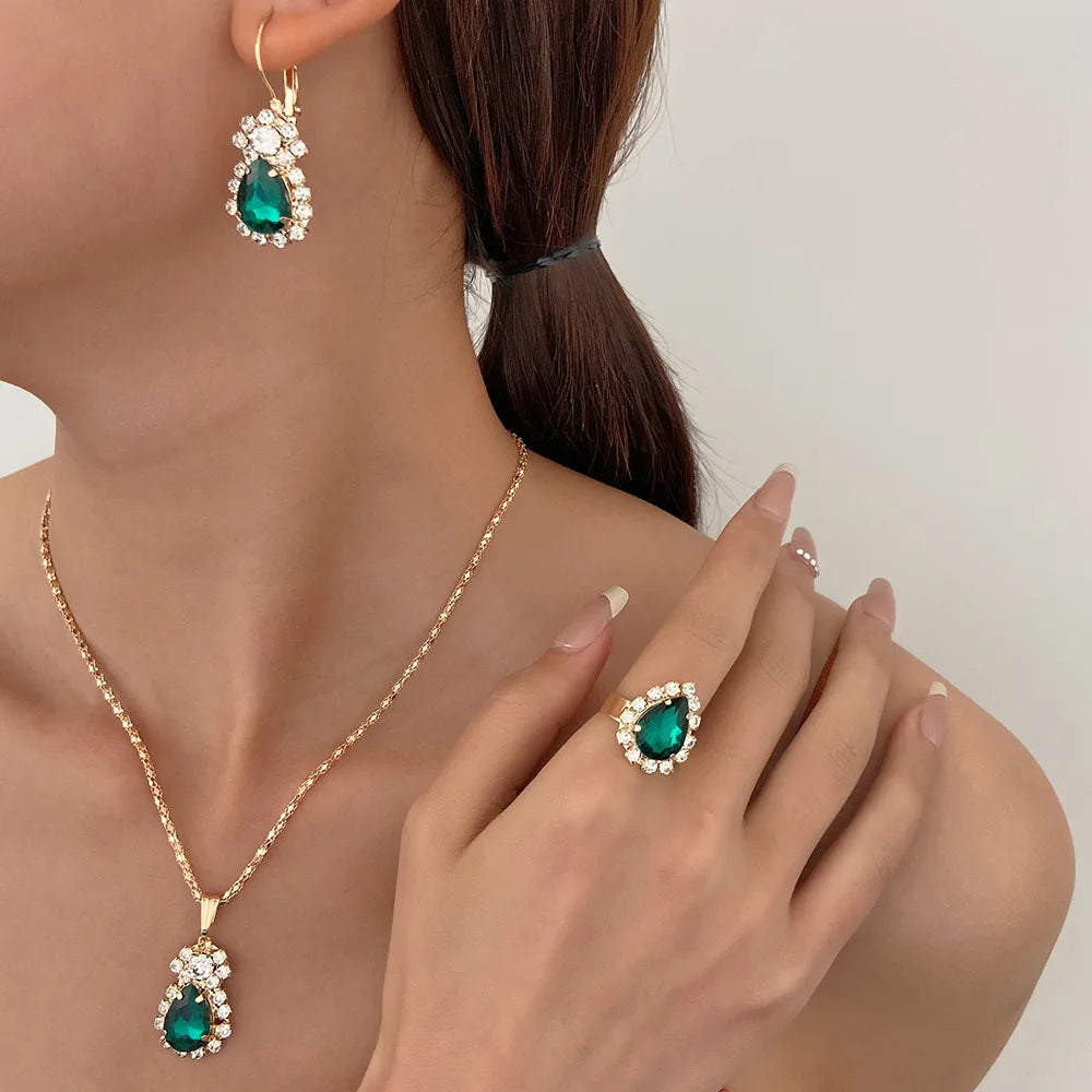 Zinc Alloy African Jewelry Set