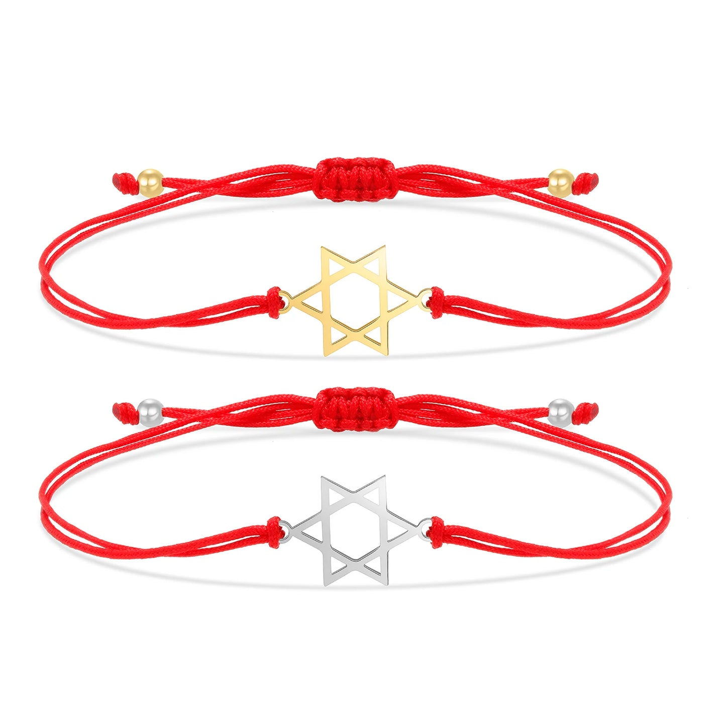 Gold-plated Stainless Steel Star Charm Bracelet