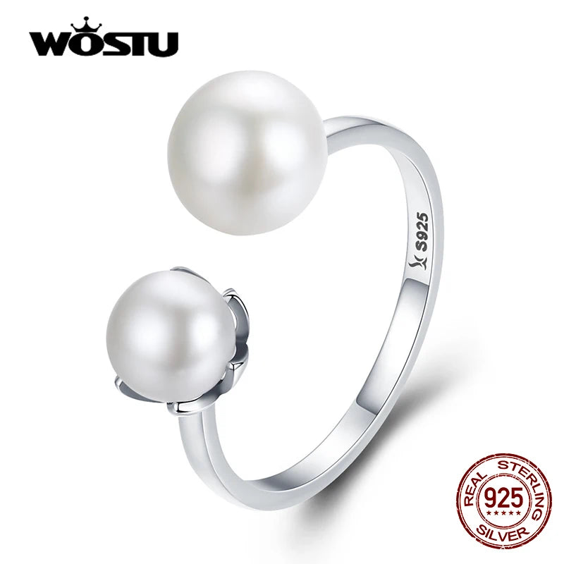 925 Sterling Silver Freshwater Pearl Ring