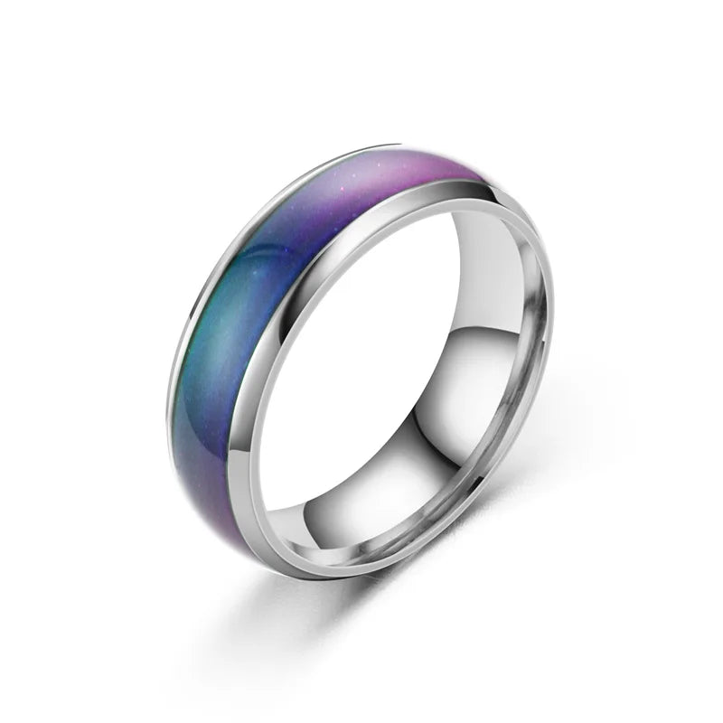 Stainless Steel Temperature Mood Ring