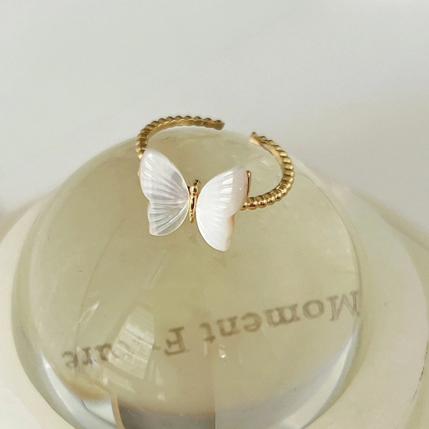 Colorful Drip Glaze Geometric Open Ring