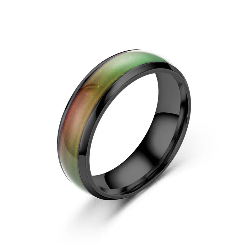Stainless Steel Temperature Mood Ring