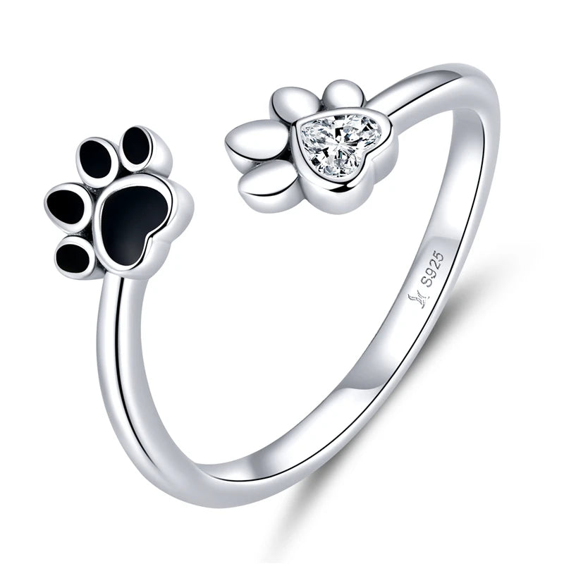 925 Sterling Silver Adjustable Open Ring