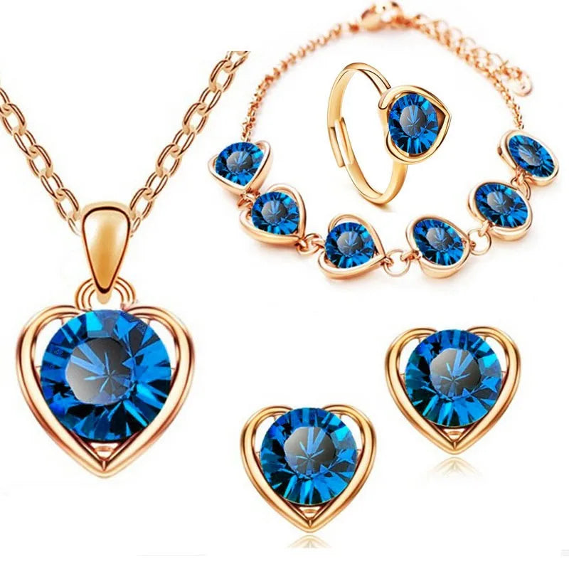 Zinc Alloy African Jewelry Set