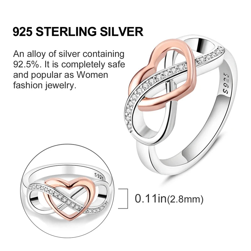 Blue Zircon Star & Moon Ring - 925 Sterling Silver Design