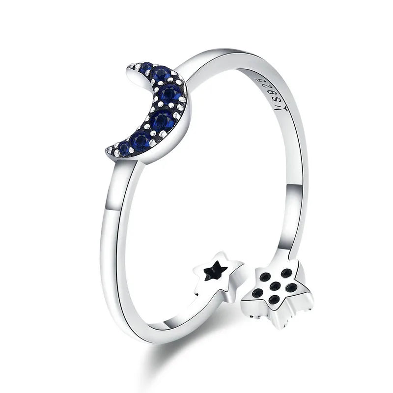 925 Sterling Silver Adjustable Open Ring